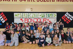élèves en immersion en Pologne