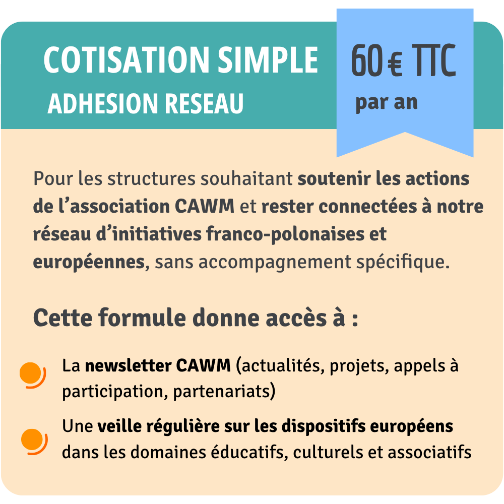 Cotisation Simple Adhesion Reseau CAWM Cotisation Simple Adhesion Reseau CAWM