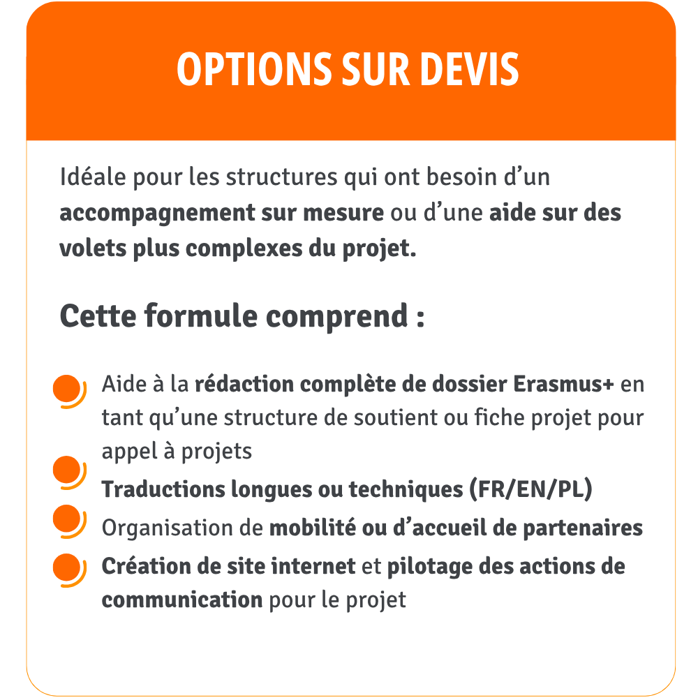 Options sur devis
