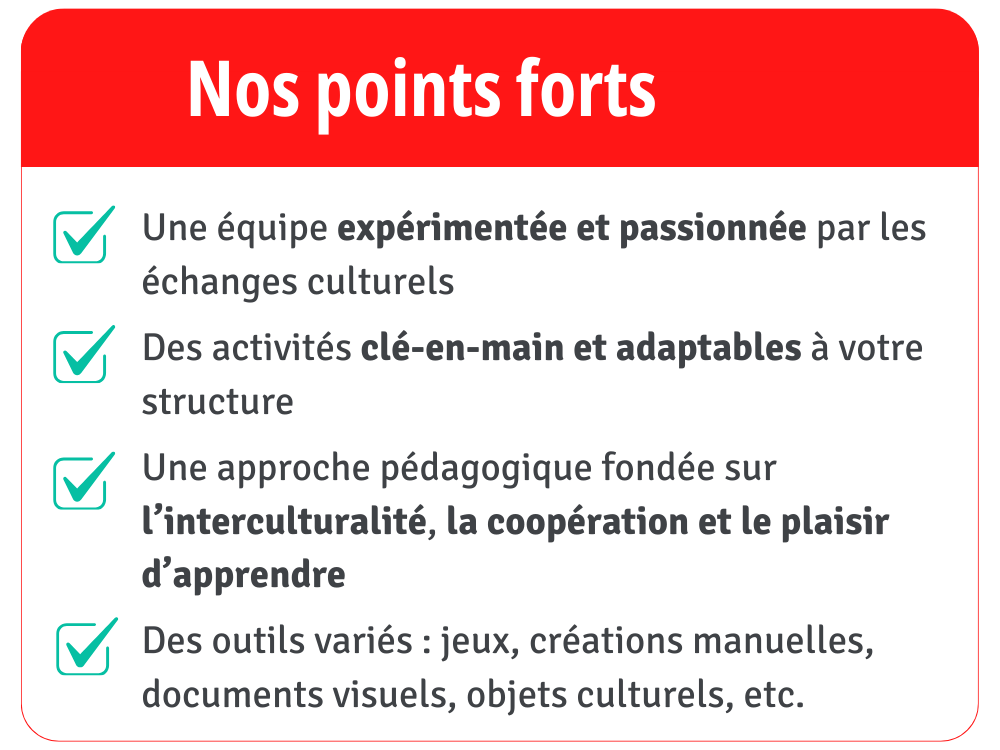 Nos points forts Nos points forts