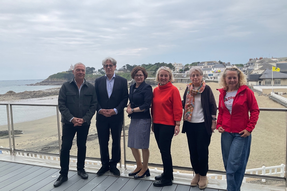 Thierry Simelière, Philippe Gendre, Patrycja Marcinkowska, Vice-Consule de Pologne, Agnieszka Moniak-Azzopardi, Yveline Bodin, Anna Kropiowska