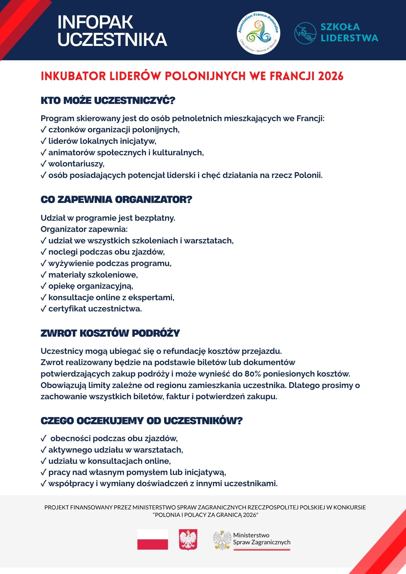 program rozwojowy dla liderów polonijnych